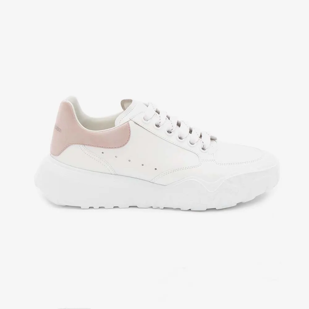 Alexander Mcqueen Zapatilla Court unisex en pachulí-rosa