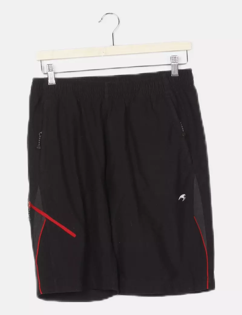 Astore Bermuda negra deportiva