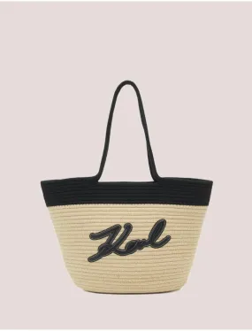 Bolso Mujer Karl Lagerfeld K/signature Beach Basket Negro