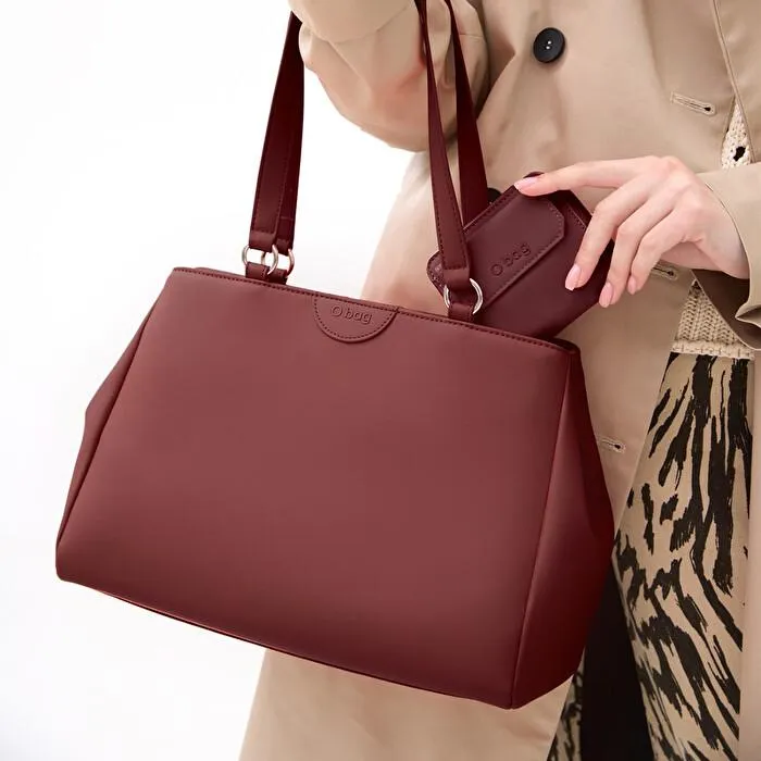 Bolso O bag vienna bordeaux