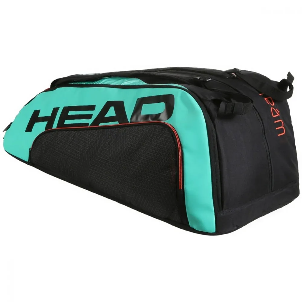 Bolso Tenis Head Tour Team 12R Monstercombi Negro/Celeste