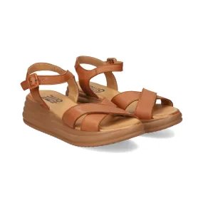 BUENO Sandalias con plataforma de Mujer DARK COCONUT