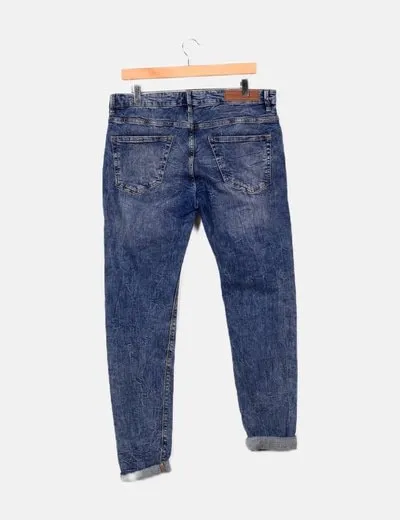 Celio Pantalón denim detalle ripped