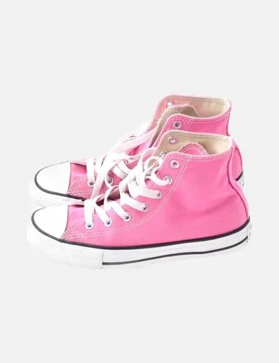 Converse Deportiva rosa alta