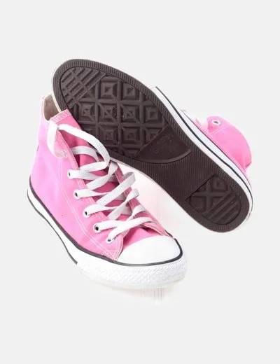 Converse Deportiva rosa alta