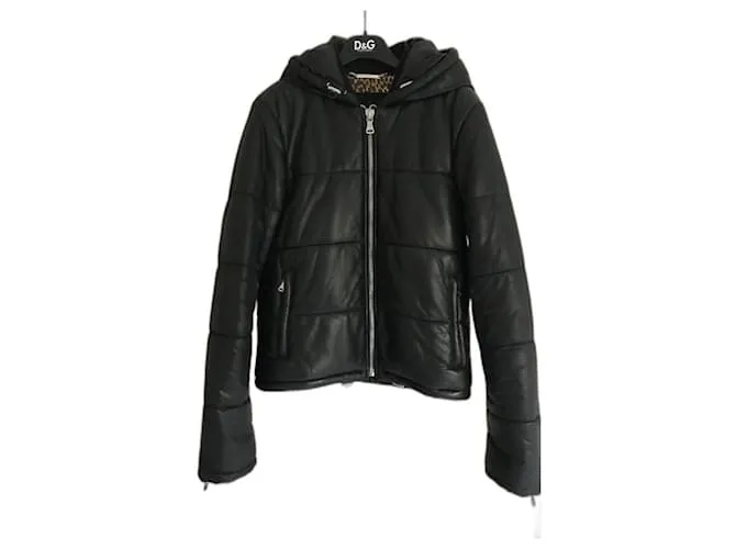 Dolce & Gabbana chaqueta de plumón D&G Negro 