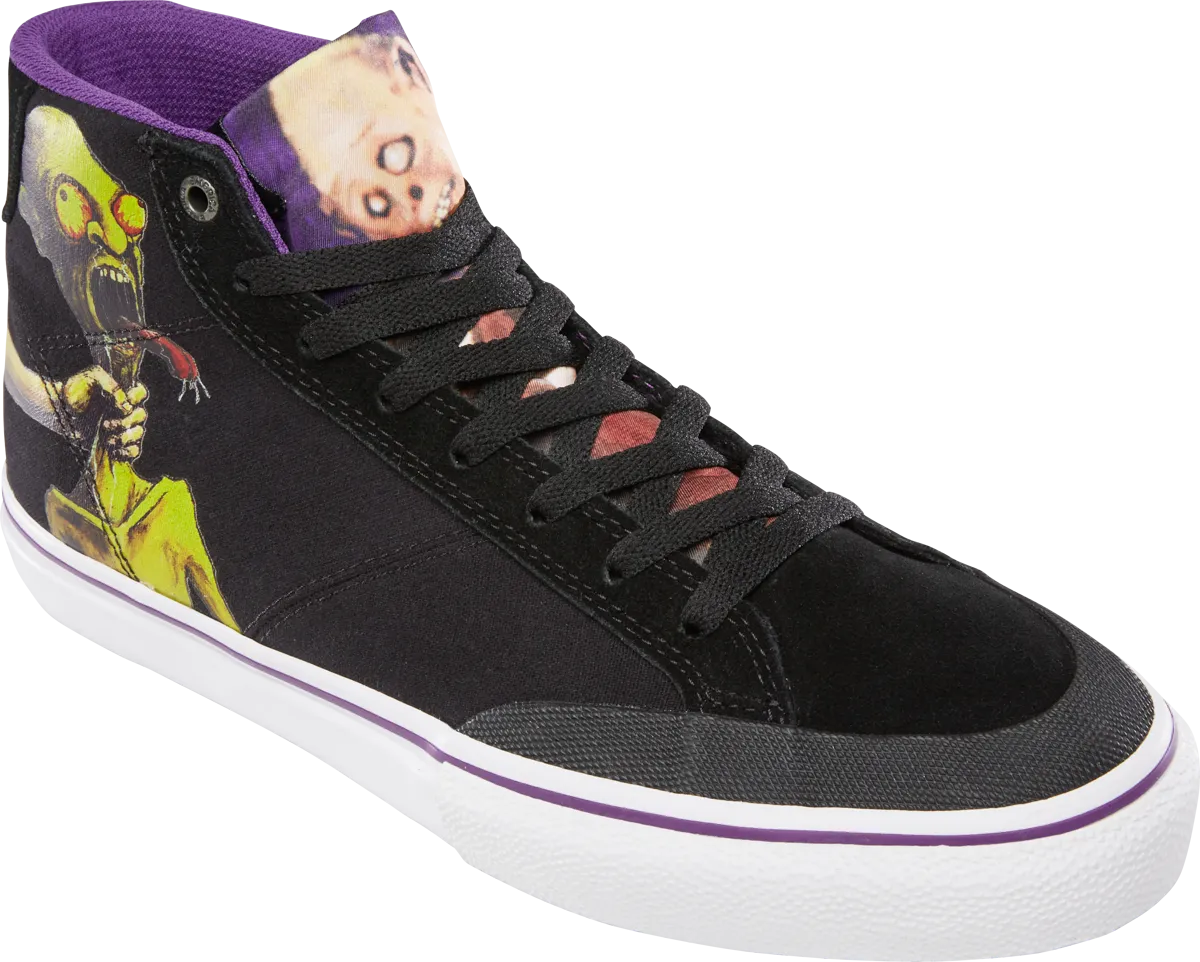 emerica zapatilla omen hi x dinosaur jr. negro