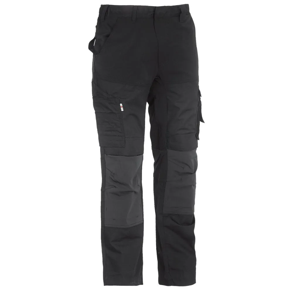 Herock Hector, pantalón multibolsillo, negro (cintura 30