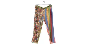 La Prestic Ouiston Pantalón ancho de seda Multicolor 