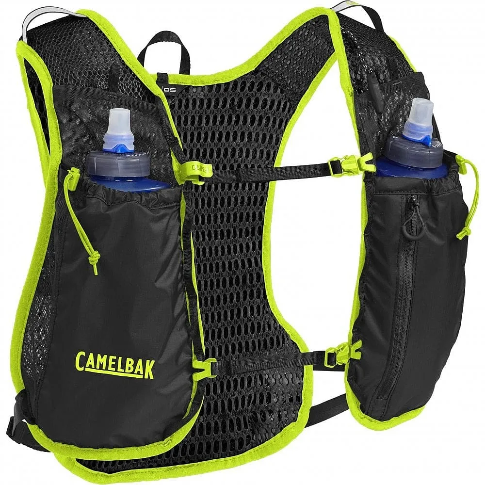 mochila Camelbak Trail Run Vest - Black/Safety Yellow