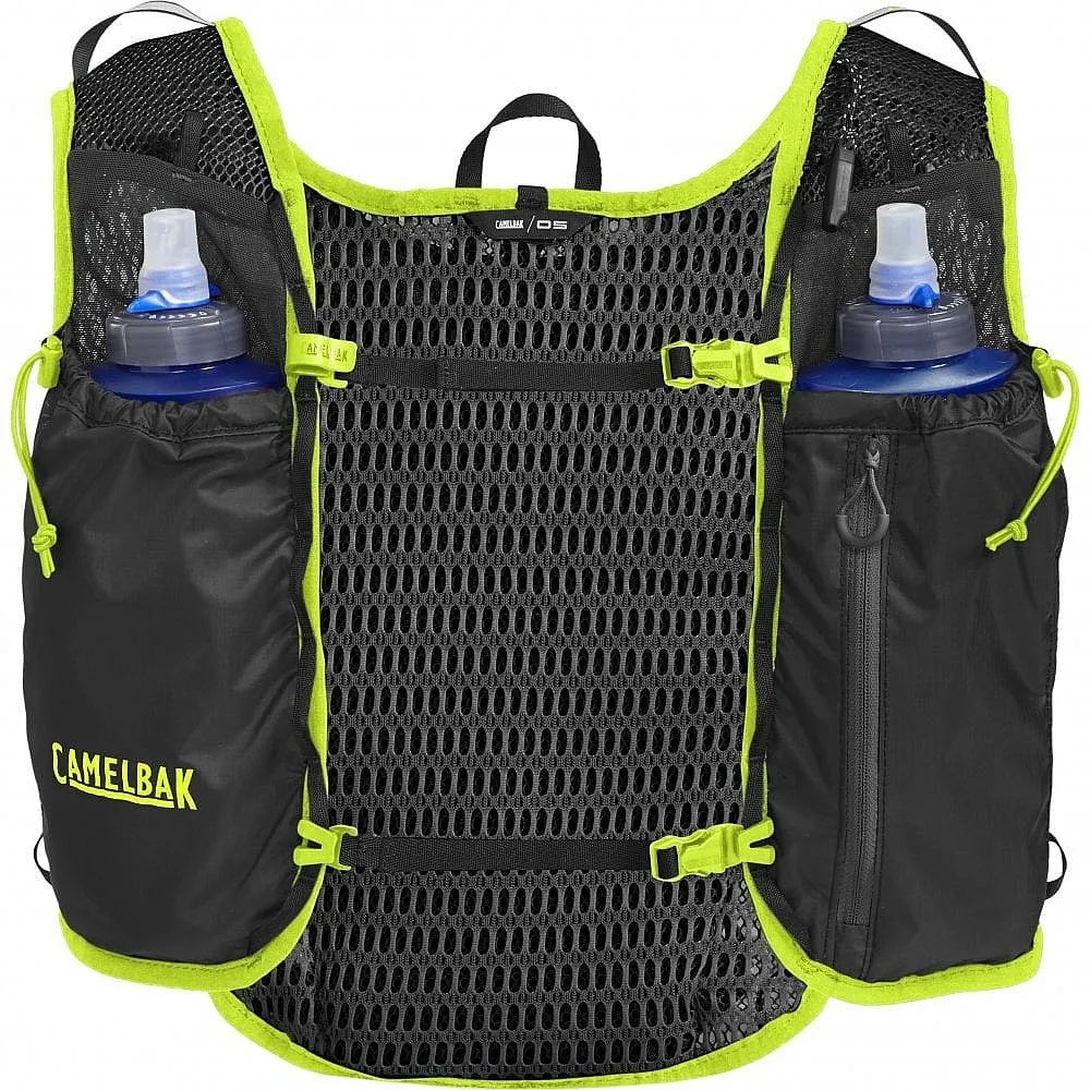 mochila Camelbak Trail Run Vest - Black/Safety Yellow