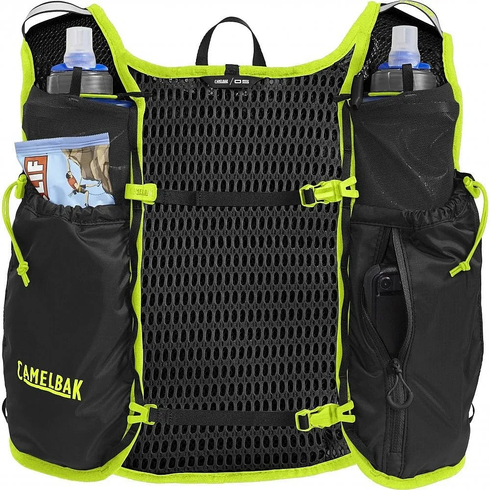 mochila Camelbak Trail Run Vest - Black/Safety Yellow