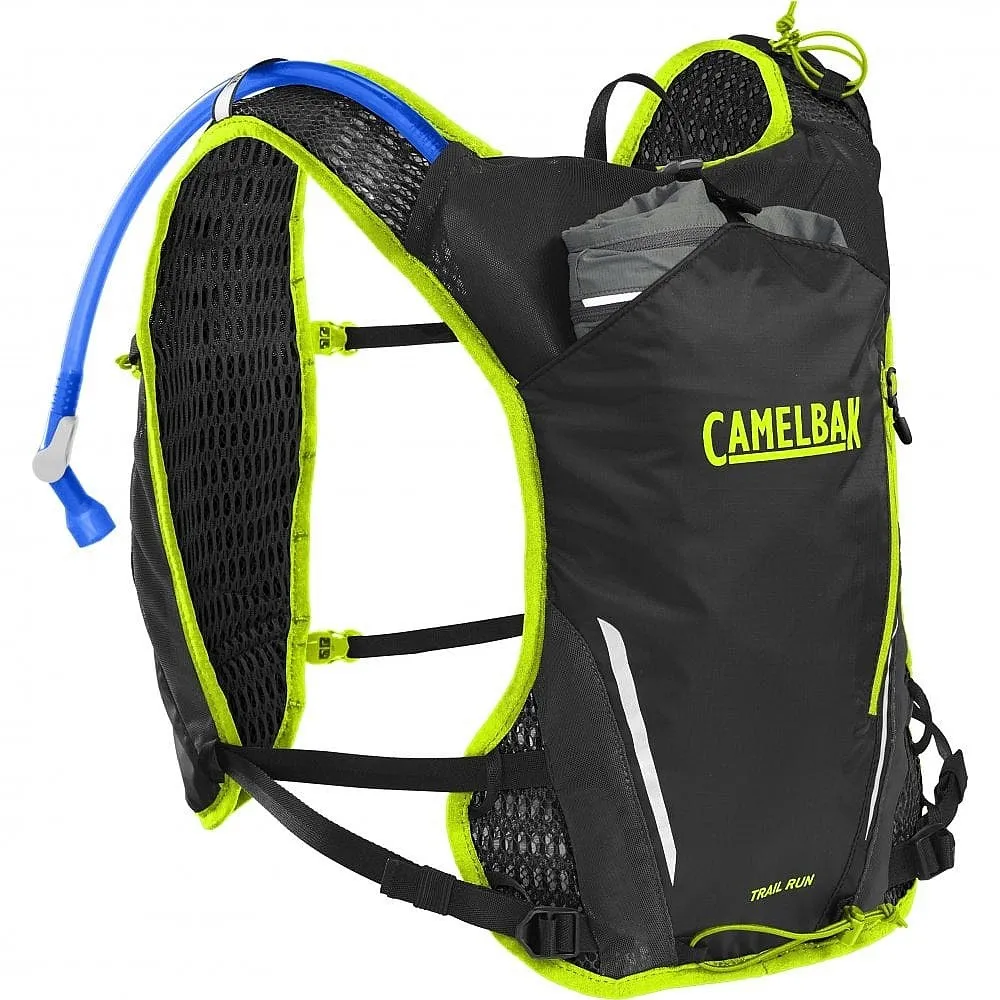 mochila Camelbak Trail Run Vest - Black/Safety Yellow