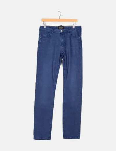 Springfield Pantalón azul recto