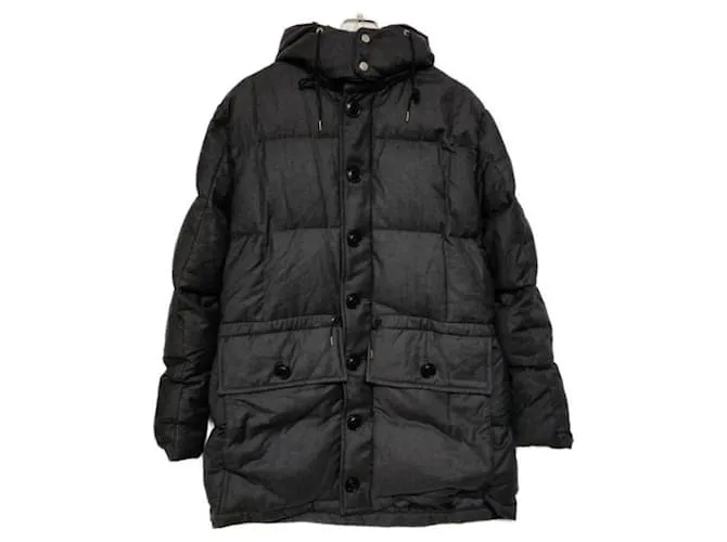 ***TATRAS LOROPIANA Loro Piana tela CORNILIO chaqueta de plumón abrigo de plumas Gris 