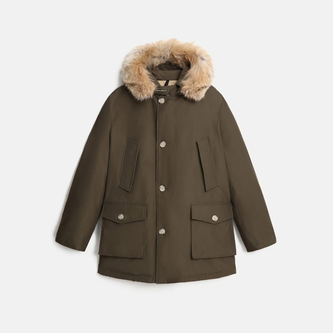 Woolrich Arctic Detachable Fur Parka Men's Dark Green