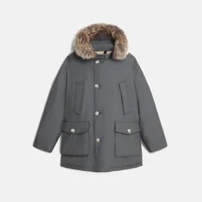 Woolrich Arctic Detachable Fur Parka Men's Grey Shadow