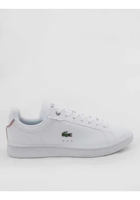 ZAPATILLA LACOSTE CARNABY PRO WHITE LIGHT PINK