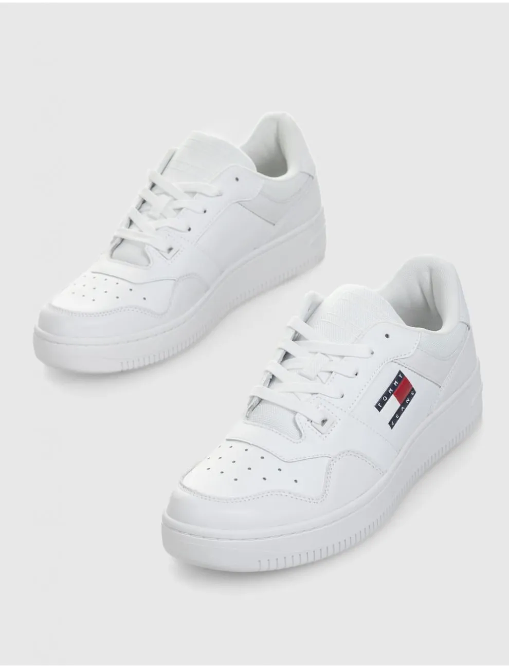 Zapatilla Tommy Hilfiger Retro Basket Ess Blanco