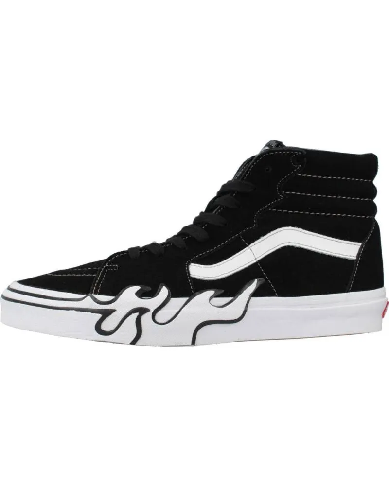 Zapatillas deporte VANS OFF THE WALL  de Hombre ZAPATILLAS HOMBRE VANS MODELO SK8-HI FLAME COLOR NEGRO BLCKW  BLCKWHT