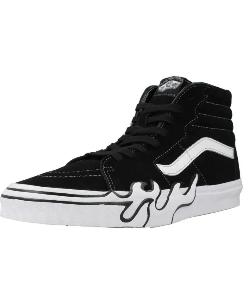 Zapatillas deporte VANS OFF THE WALL  de Hombre ZAPATILLAS HOMBRE VANS MODELO SK8-HI FLAME COLOR NEGRO BLCKW  BLCKWHT