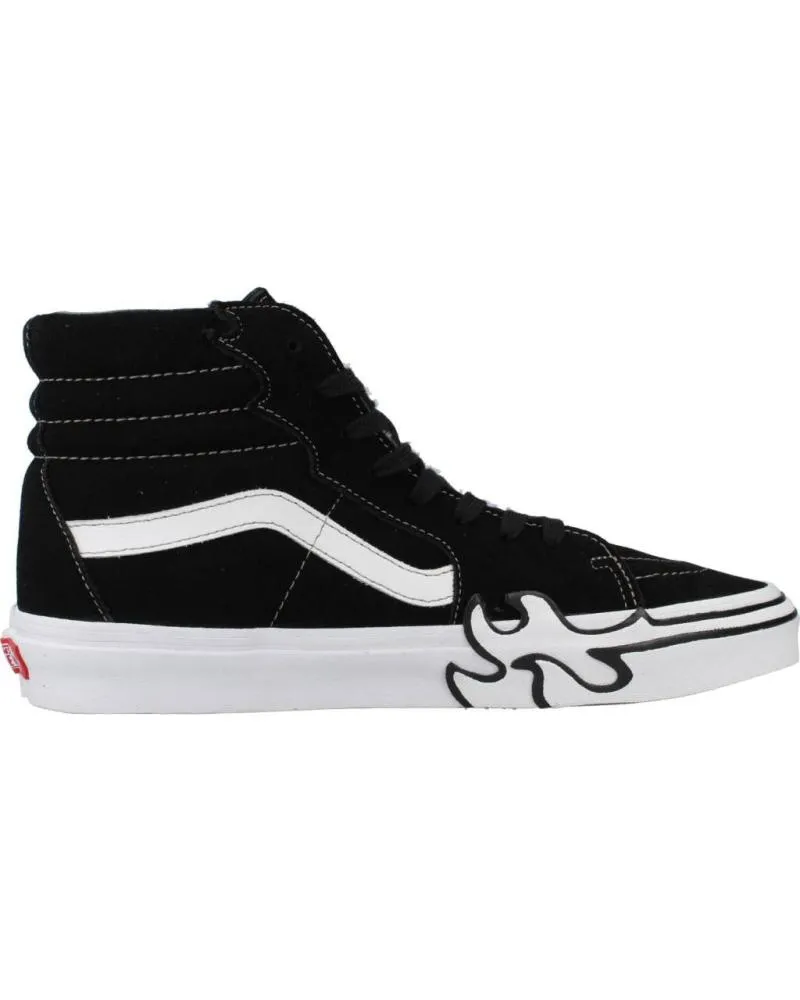 Zapatillas deporte VANS OFF THE WALL  de Hombre ZAPATILLAS HOMBRE VANS MODELO SK8-HI FLAME COLOR NEGRO BLCKW  BLCKWHT