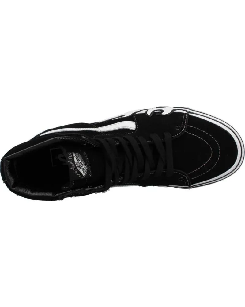 Zapatillas deporte VANS OFF THE WALL  de Hombre ZAPATILLAS HOMBRE VANS MODELO SK8-HI FLAME COLOR NEGRO BLCKW  BLCKWHT