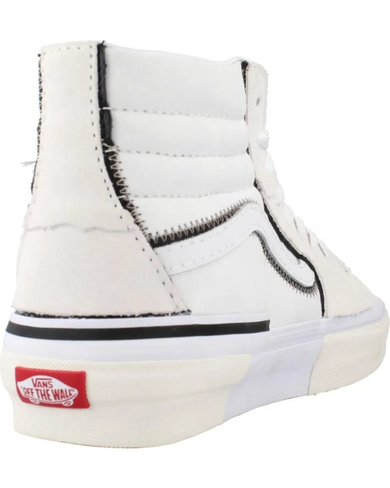 Zapatillas deporte VANS OFF THE WALL  de Hombre ZAPATILLAS HOMBRE VANS MODELO SK8-HI RECONSTRUCT COLOR BLANC  WHITE