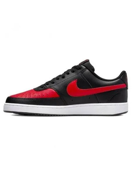 Zapatillas Nike Court Vision Negro Rojo Hombre